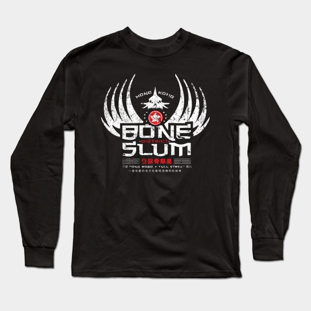 Bone Slum Long Sleeve T-Shirt by MindsparkCreative